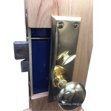 High quality manual security european style door  wooden double swinging door lock